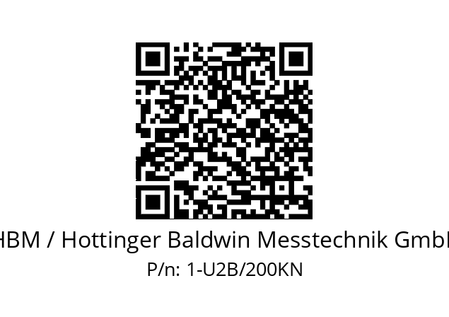   HBM / Hottinger Baldwin Messtechnik GmbH 1-U2B/200KN