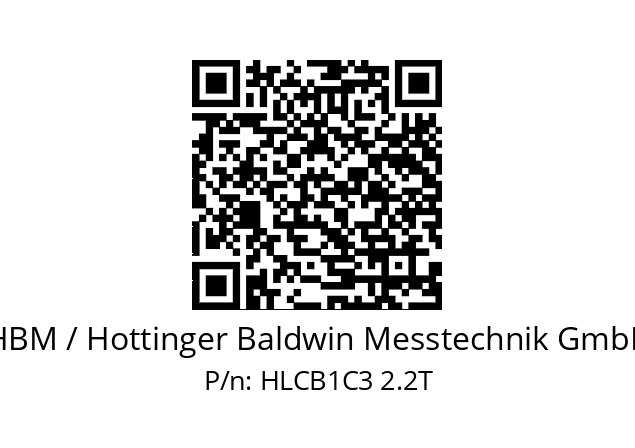   HBM / Hottinger Baldwin Messtechnik GmbH HLCB1C3 2.2T