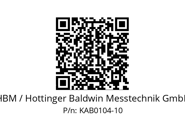   HBM / Hottinger Baldwin Messtechnik GmbH KAB0104-10