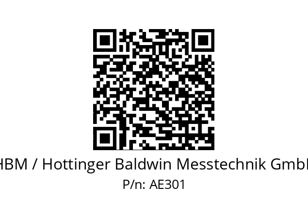   HBM / Hottinger Baldwin Messtechnik GmbH AE301