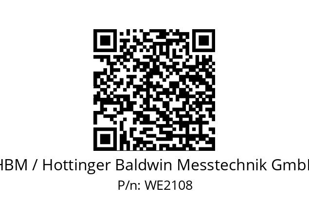   HBM / Hottinger Baldwin Messtechnik GmbH WE2108