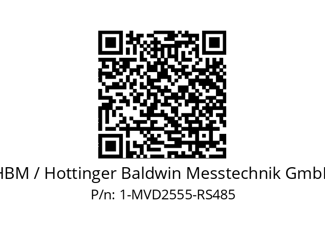   HBM / Hottinger Baldwin Messtechnik GmbH 1-MVD2555-RS485