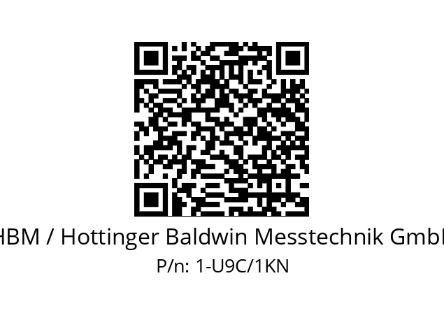   HBM / Hottinger Baldwin Messtechnik GmbH 1-U9C/1KN