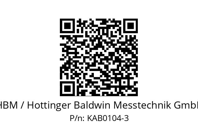   HBM / Hottinger Baldwin Messtechnik GmbH KAB0104-3