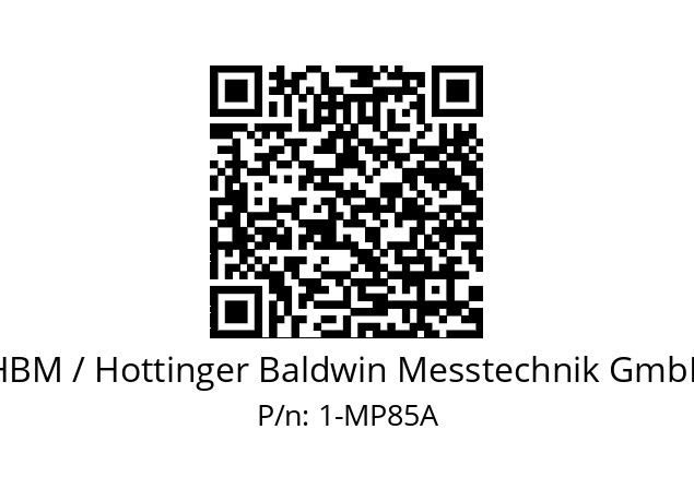   HBM / Hottinger Baldwin Messtechnik GmbH 1-MP85A