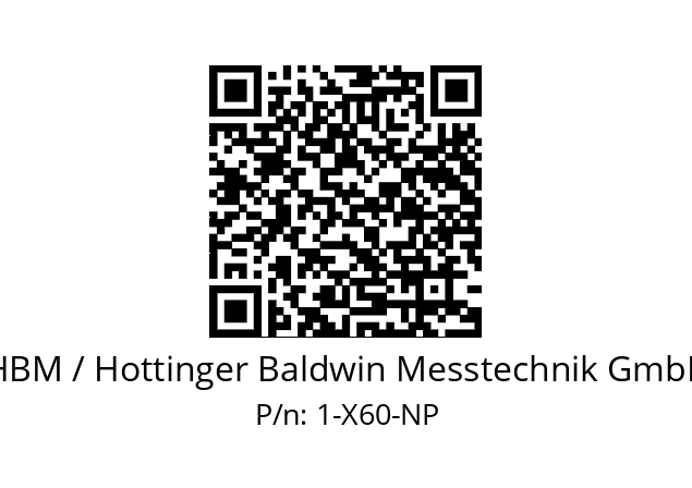   HBM / Hottinger Baldwin Messtechnik GmbH 1-X60-NP