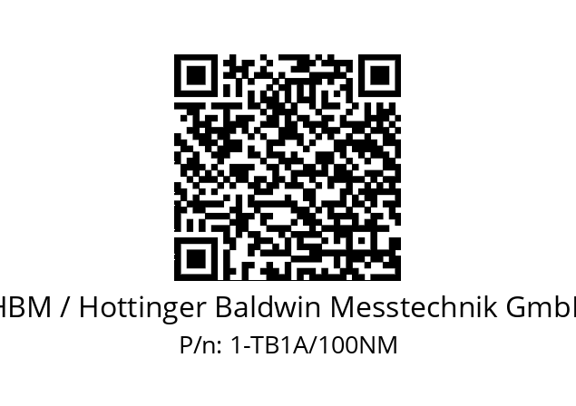   HBM / Hottinger Baldwin Messtechnik GmbH 1-TB1A/100NM