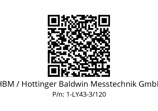   HBM / Hottinger Baldwin Messtechnik GmbH 1-LY43-3/120