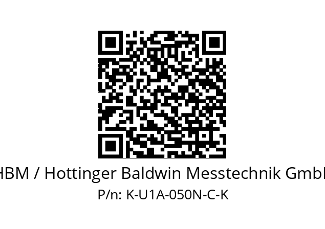   HBM / Hottinger Baldwin Messtechnik GmbH K-U1A-050N-C-K