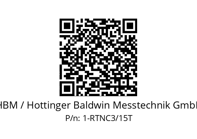   HBM / Hottinger Baldwin Messtechnik GmbH 1-RTNC3/15T