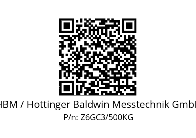   HBM / Hottinger Baldwin Messtechnik GmbH Z6GC3/500KG