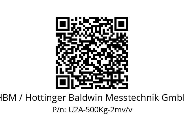   HBM / Hottinger Baldwin Messtechnik GmbH U2A-500Kg-2mv/v