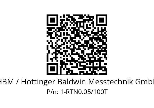   HBM / Hottinger Baldwin Messtechnik GmbH 1-RTN0.05/100T