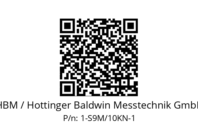   HBM / Hottinger Baldwin Messtechnik GmbH 1-S9M/10KN-1