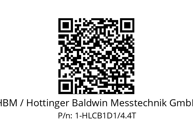   HBM / Hottinger Baldwin Messtechnik GmbH 1-HLCB1D1/4.4T