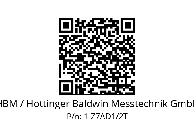   HBM / Hottinger Baldwin Messtechnik GmbH 1-Z7AD1/2T