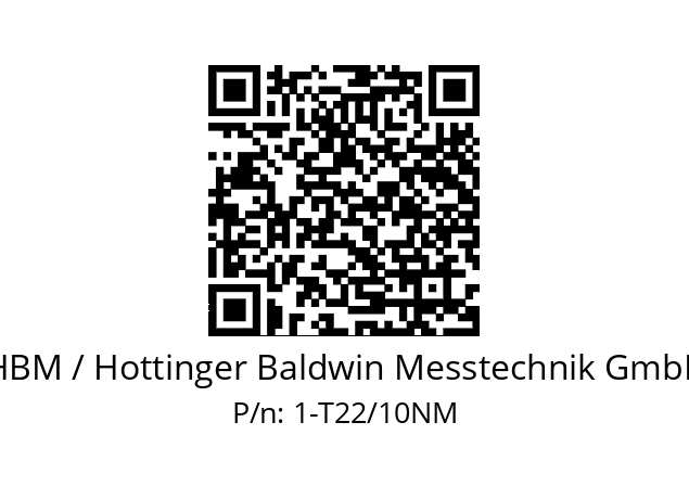   HBM / Hottinger Baldwin Messtechnik GmbH 1-T22/10NM