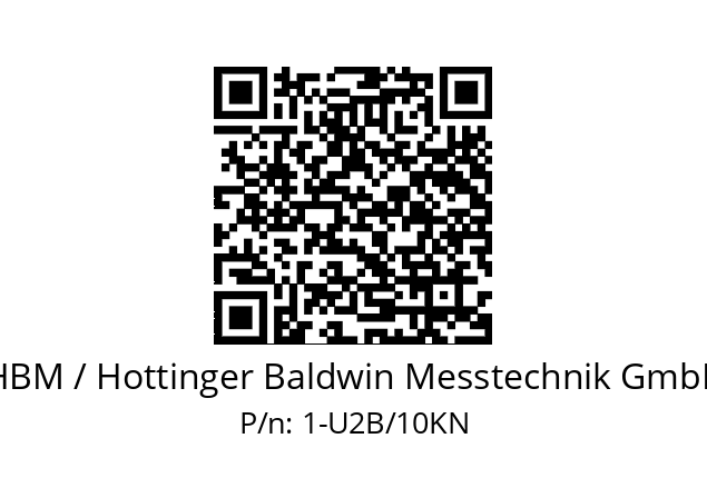   HBM / Hottinger Baldwin Messtechnik GmbH 1-U2B/10KN