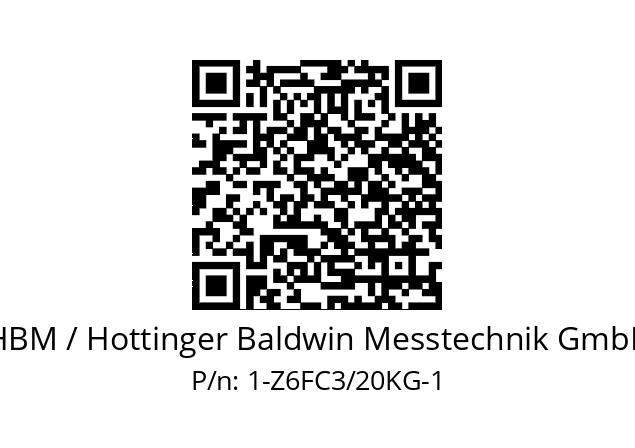   HBM / Hottinger Baldwin Messtechnik GmbH 1-Z6FC3/20KG-1