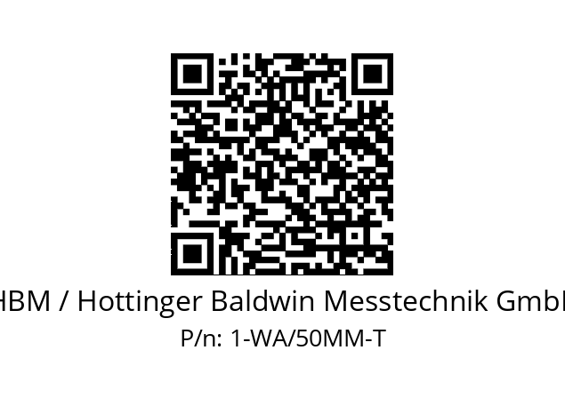 Wegsensor  HBM / Hottinger Baldwin Messtechnik GmbH 1-WA/50MM-T