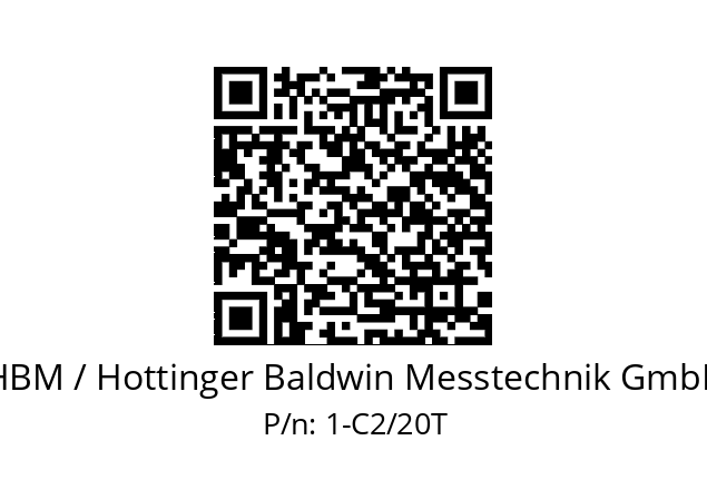   HBM / Hottinger Baldwin Messtechnik GmbH 1-C2/20T