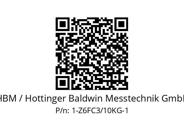   HBM / Hottinger Baldwin Messtechnik GmbH 1-Z6FC3/10KG-1