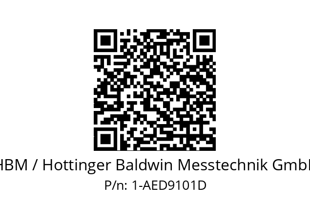   HBM / Hottinger Baldwin Messtechnik GmbH 1-AED9101D