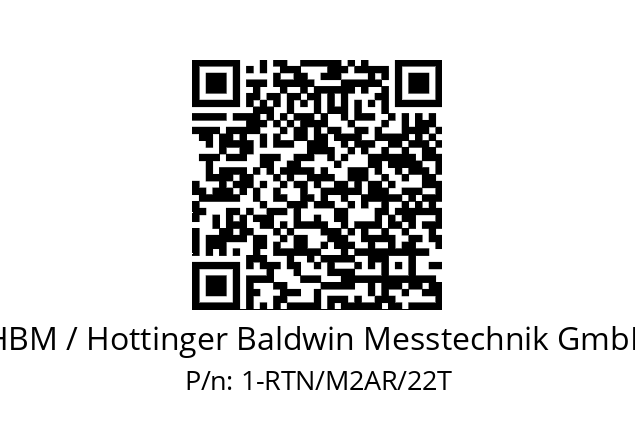   HBM / Hottinger Baldwin Messtechnik GmbH 1-RTN/M2AR/22T