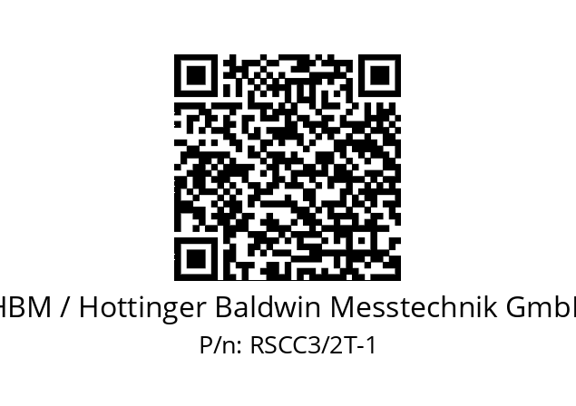   HBM / Hottinger Baldwin Messtechnik GmbH RSCC3/2T-1