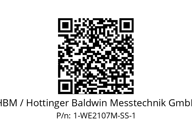   HBM / Hottinger Baldwin Messtechnik GmbH 1-WE2107M-SS-1