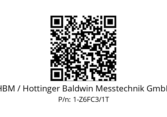   HBM / Hottinger Baldwin Messtechnik GmbH 1-Z6FC3/1T