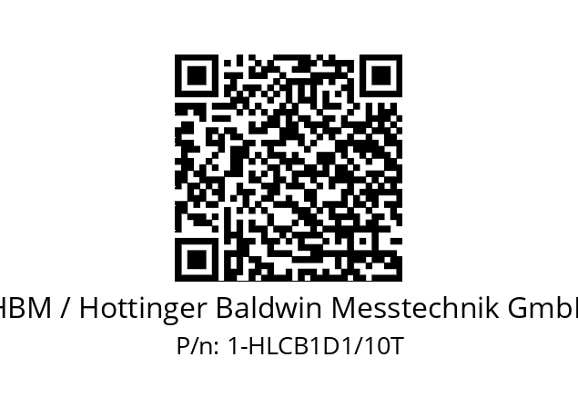   HBM / Hottinger Baldwin Messtechnik GmbH 1-HLCB1D1/10T