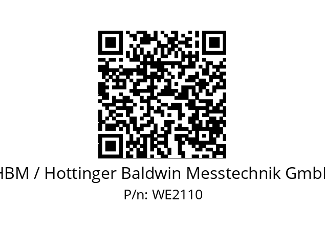   HBM / Hottinger Baldwin Messtechnik GmbH WE2110