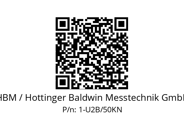   HBM / Hottinger Baldwin Messtechnik GmbH 1-U2B/50KN