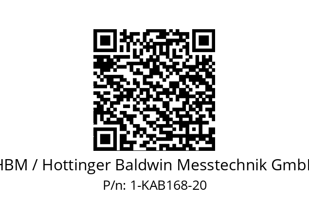   HBM / Hottinger Baldwin Messtechnik GmbH 1-KAB168-20