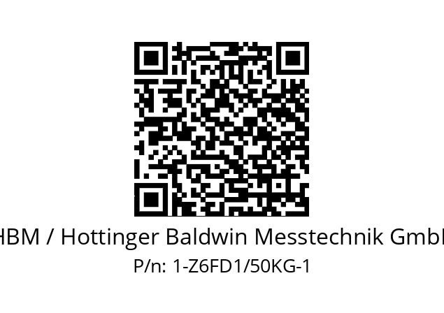   HBM / Hottinger Baldwin Messtechnik GmbH 1-Z6FD1/50KG-1