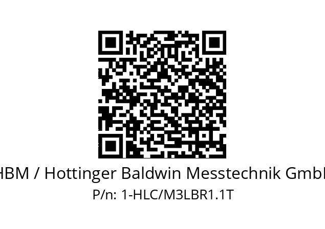   HBM / Hottinger Baldwin Messtechnik GmbH 1-HLC/M3LBR1.1T