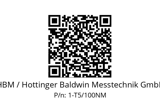   HBM / Hottinger Baldwin Messtechnik GmbH 1-T5/100NM