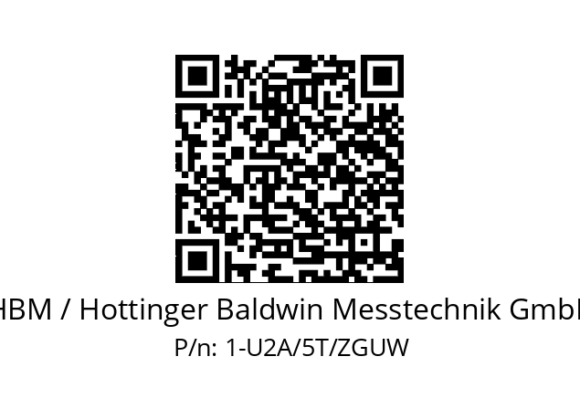   HBM / Hottinger Baldwin Messtechnik GmbH 1-U2A/5T/ZGUW