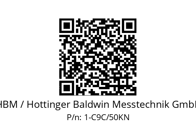   HBM / Hottinger Baldwin Messtechnik GmbH 1-C9C/50KN