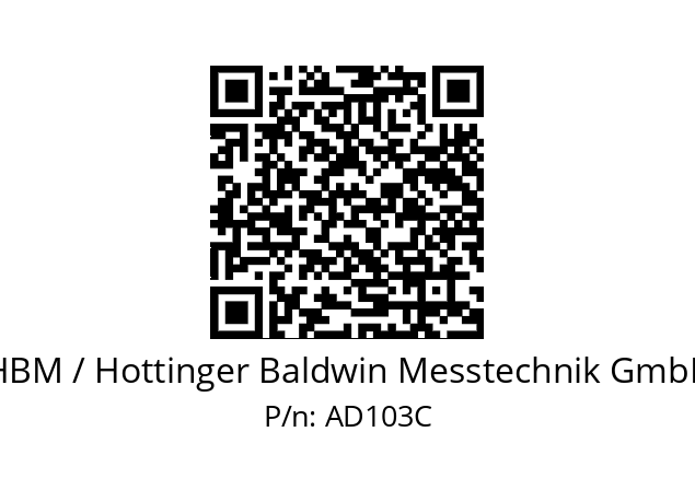   HBM / Hottinger Baldwin Messtechnik GmbH AD103C