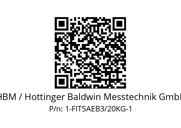   HBM / Hottinger Baldwin Messtechnik GmbH 1-FIT5AEB3/20KG-1