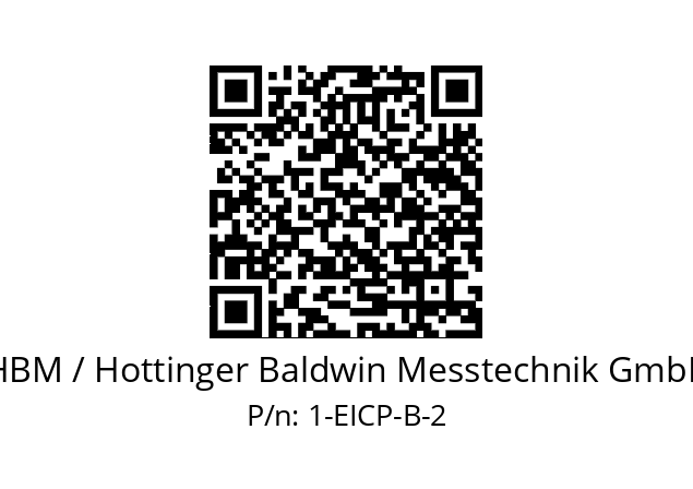   HBM / Hottinger Baldwin Messtechnik GmbH 1-EICP-B-2