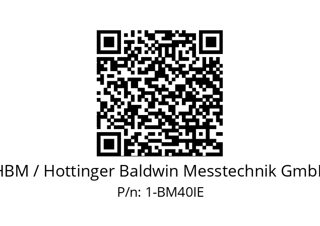   HBM / Hottinger Baldwin Messtechnik GmbH 1-BM40IE