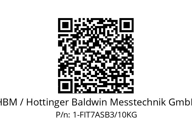   HBM / Hottinger Baldwin Messtechnik GmbH 1-FIT7ASB3/10KG