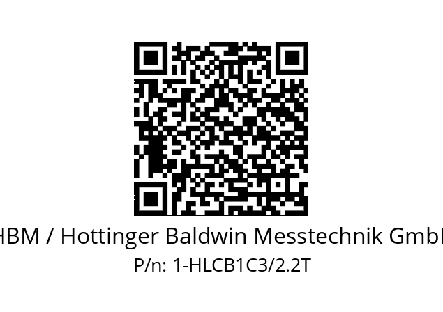   HBM / Hottinger Baldwin Messtechnik GmbH 1-HLCB1C3/2.2T