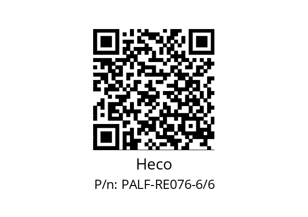   Heco PALF-RE076-6/6