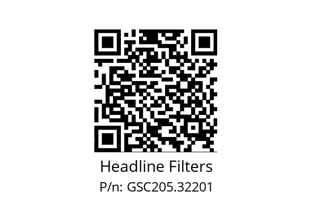   Headline Filters GSC205.32201