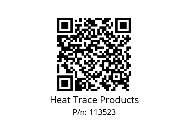   Heat Trace Products 113523