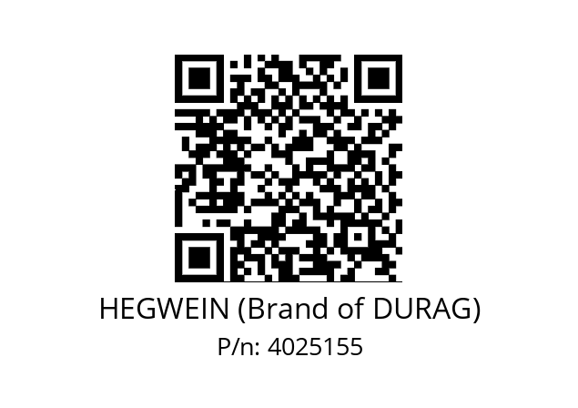   HEGWEIN (Brand of DURAG) 4025155